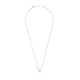 TOUS Collar Corto para Mujer con Motivo Oso de Plata de Primera Ley y Cuarzo Cristal de Roca, Colección Color Bear