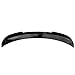 IKON MOTORSPORTS, Trunk Spoiler Compatible with 2024-2025 Ford Mustang S650 Coupe, Deck Style Gloss Black ABS Plastic Rear Trunk Lid Spoiler Wing Lip