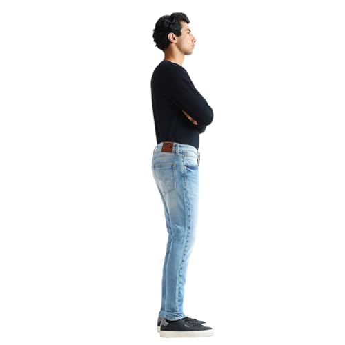 Image of Pepe Jeans Men's Straight Fit Jeans | Mid Rise | Chinox | Jeans for Man