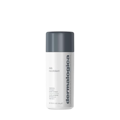 Dermalogica Daily Microfoliant - Gentle Face Exfoliator Scrub Powder with Salicylic Acid, Rice Enzymes and Papain - Achieve Brighter, Smoother Skin Every Day, 40g