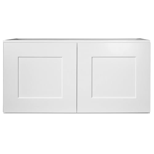 Image of Design House Brookings Kitchen Bridge Wall Cabinet, 30 inch, White