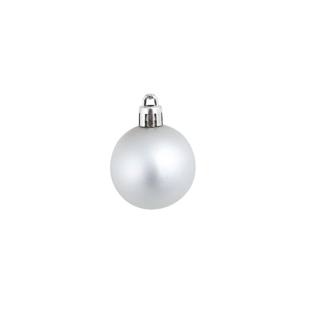 Artículo para el hogar y el jardín, bolas de Navidad, 100 unidades, plateado/dorado