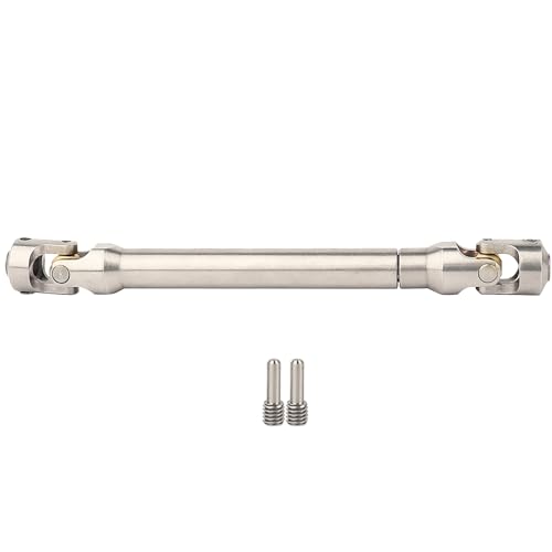 RZXYLRC SCX10 Stainless Steel Drive Shafts 112-165mm for 1/10 RC Crawler Trx4 SCX10 Wraith Axial SCX10II Capra D90 TF2 Redcat Gen7(119-160mm)