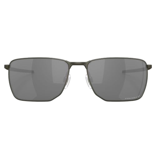Oakley Sunglasses for Men - OO4142 Ejector Rectangular Sunglasses PRIZM Lenses - Carbon/PRIZM Black Polarized - Size 58