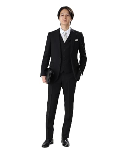 12M608◯ TAKEO KIKUCHI 総裏 紺色 スーツ セットアップ M Amazon.co