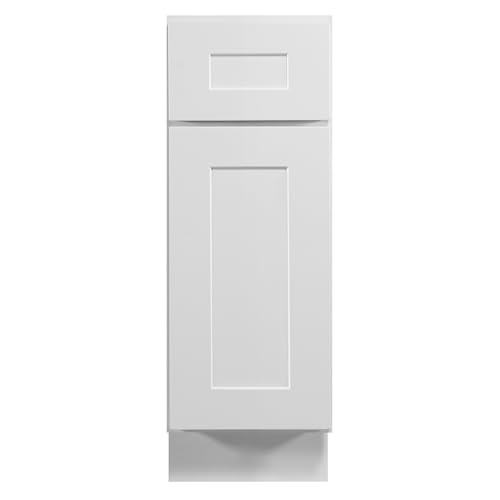 Image of Design House Brookings Kitchen Base Cabinet, 12 inch, White