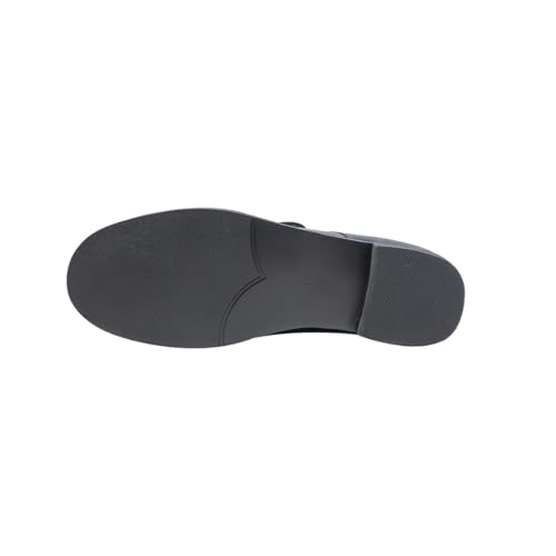 Image of ONEENO Women's Flat Leather Buckle Loafer