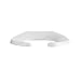 American Standard 5901100.020 Commercial Elongated Open Front Toilet Seat with Stainless Steel Hinge, 1.00 in Wide x 14.38 in Tall x 18.56 in Deep, White