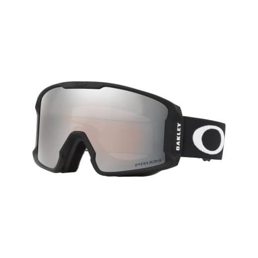 Oakley Line Miner Snow Goggle, Matte Black, Medium, Prizm Black Iridium Lens