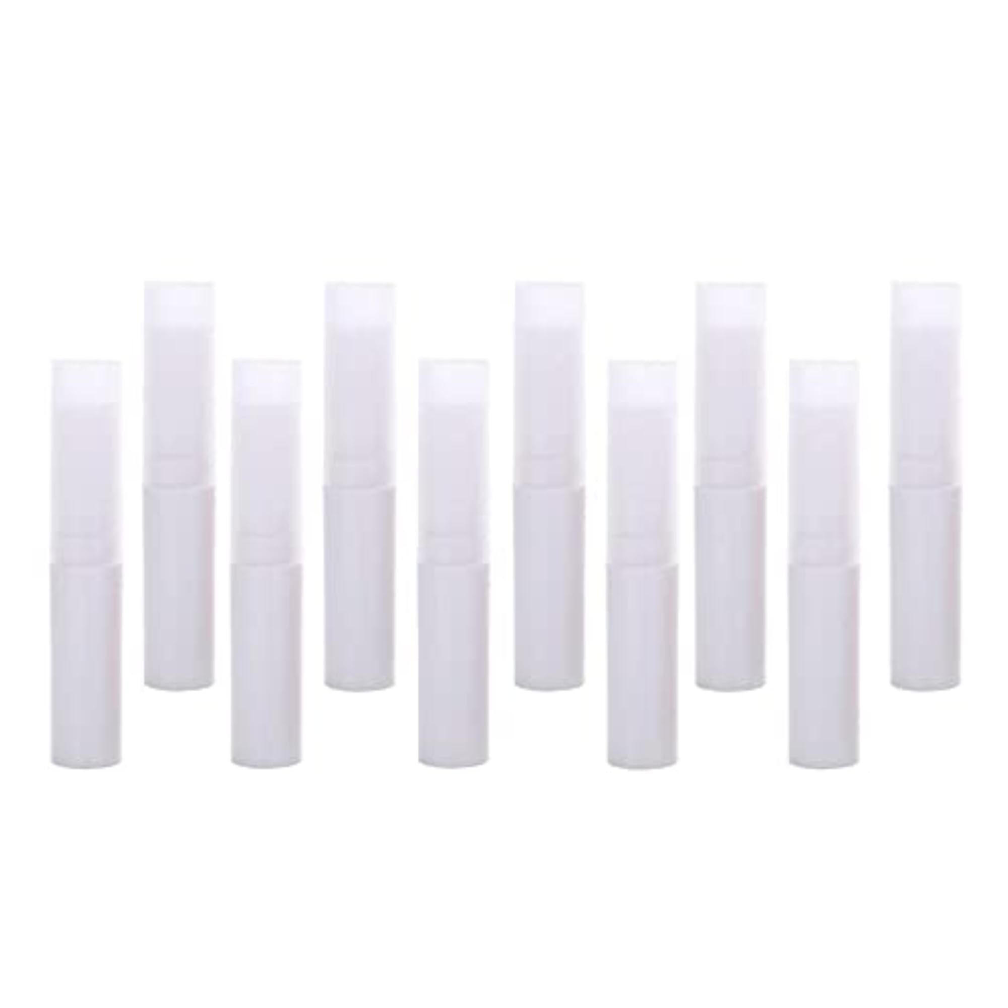 10Pcs Empty Lipstick Tubes Lip Balm Containers DIY Makeup Tools