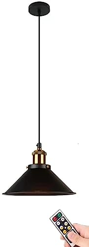 Suspensions télécommandées sans fil vintage design haut de gamme noir et or