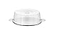 APS Tortenplatte mit Haube – hochwertige Tortenplatte aus rostfreiem Edelstahl Made in Germany – langlebig und stapelbar – 30 x 11cm, nicht spülmaschinenfest