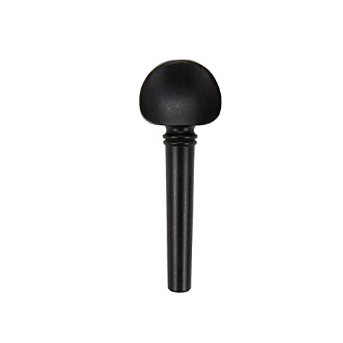 FarBoat 1/2 Violin Tuning Pegs Fiddle Ebony Violin Part Wooden Replacement for 1/2 Size Violin, 4Pcs