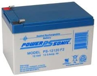 Replacement For PRIDE GO-CHAIR WHEELCHAIR AND MOBILITY 12AH AGM WITH F2 TERMINALS BATTERY by Technical Precision