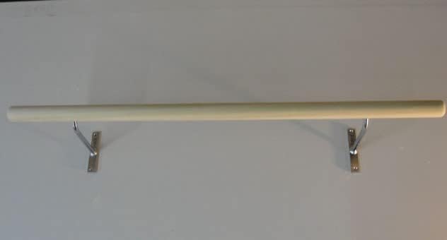 Alvas Ballet Barre Kit – Fixed Chrome Brackets – 6' Poplar