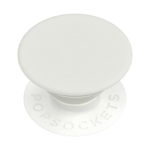 Image of PopSockets Adhesive Phone Grip, Holder, Phone Stand, White - Creme Fresh