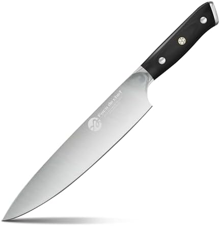 Faca Do Chef De 8'' Polegadas Com Cabo Ergonômico, Faca De Cozinh...