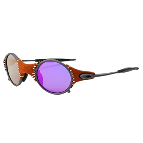Lunettes de cyclisme homme métal violet solaire protection vélo de route