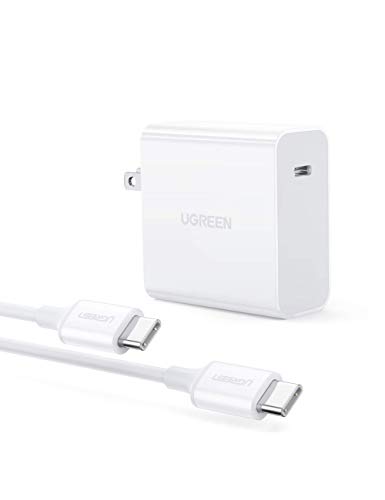 UGREEN 65W USB C Charger with 6FT 100W USB C Cable PD Fast Charging Cord for MacBook Pro Air 13, iPad Pro 2020, Nintendo, MateBook, ThinkPad, Samsung Galaxy Note 20/Note10/S20 Ultra, and More