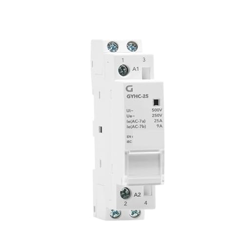 Contacteur rail DIN 2P 25A 2NO 48V de haute endurance pour tableau électrique