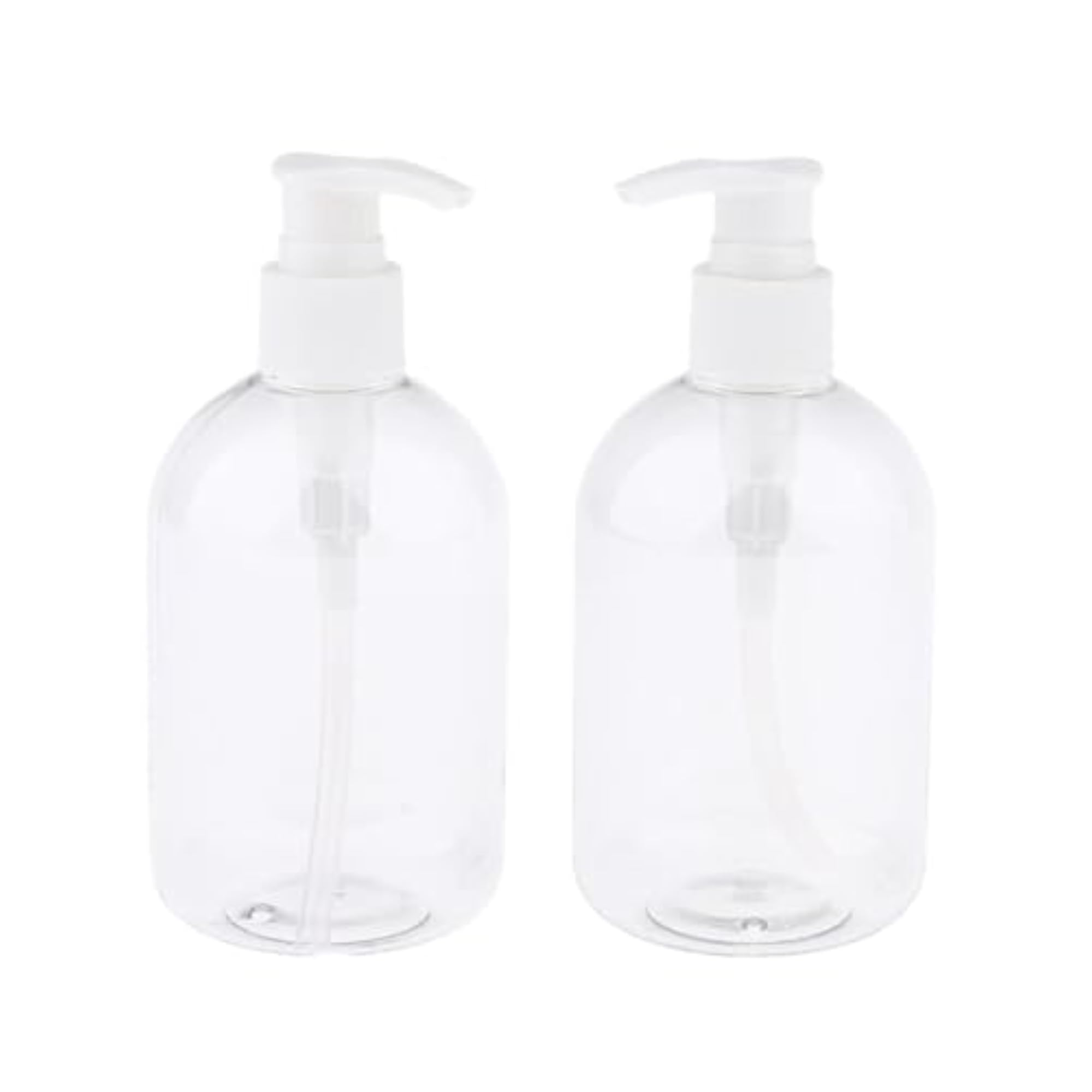2pcs Empty Cosmetic Pump Dispenser PET Plastic Bottle