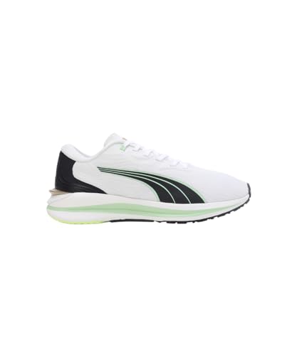 PUMA Girls' Electrify Nitro 2 Run 75 WNS Street Running Shoes, Puma White PUMA Black Light Mint, 7 Big Kid3