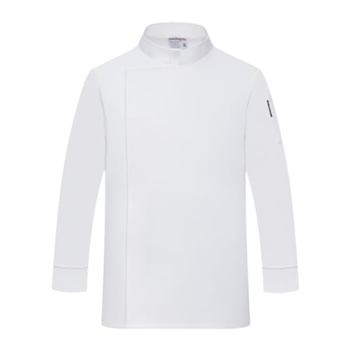 Qianly Jaqueta de chef para serviços de catering e restaurantes, M