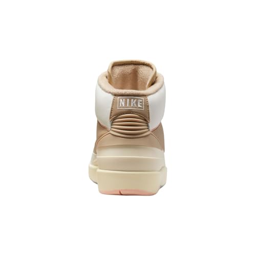 Nike Air Jordan 2 Retro Femmes Trainers DX4400 Sneakers Chaussures (UK 7 US 9.5 EU 41, sail Desert Sunset Haze 118)
