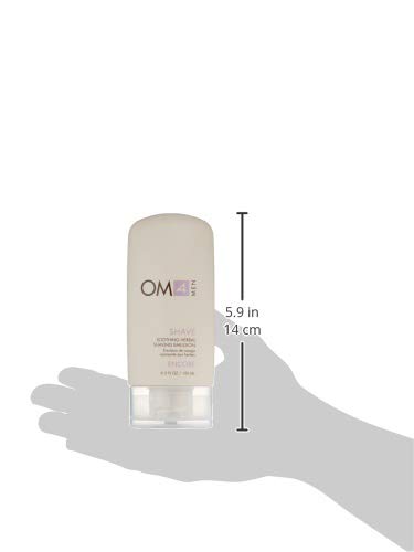 Organic Male OM4 Shave: Soothing Herbal Shaving Emulsion - Mens Grooming Preshave Oil, Shave Cream, Hydrating Mask all-in-one - Image 6
