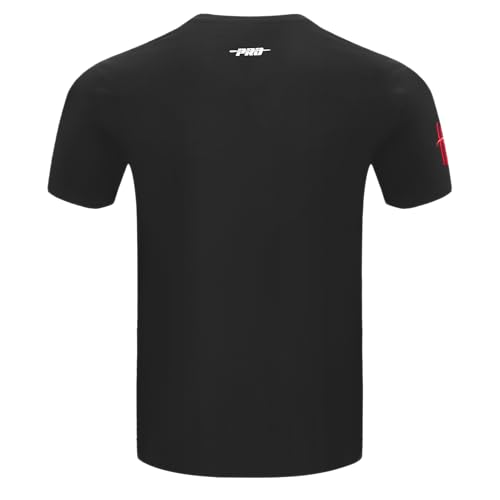 Pro Standard Mens University of Nebraska Classic Chenille Short Sleeve Tee Black XL
