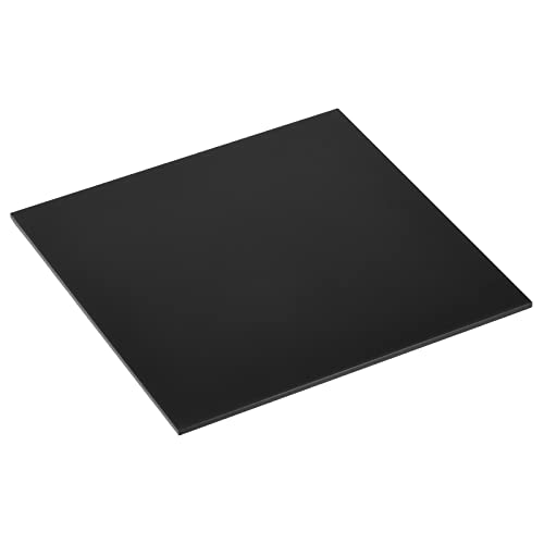 Image of MECCANIXITY PMMA Acrylic Sheets Colored Non Transparent 6 x 6 Inch Black for Glass, DIY, Painting, Art Craft