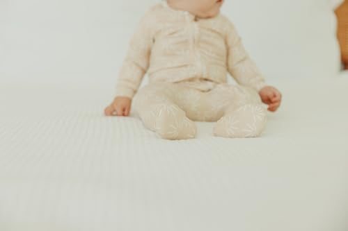 Image of Copper Pearl Baby Zip-Up Footie Pajamas - Soft Stretchy Sleep and Play Footies for Boys and Girls