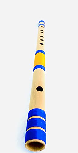 Image of HS INTERNET Classical Handmade Bamboo Flute C Sharp Natural Bansuri M.M
