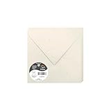 CONTENU : ce paquet contient 20 enveloppes auto-adhésives 120g de la gamme Pollen Clairefontaine au format carré 16,5x16,5cm