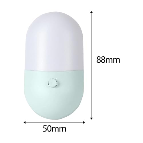 Image of Chocozone 2 Color Light Changable Night Lamp for Room Plug in Night Light for Bedroom Night Lamp for Kids Room