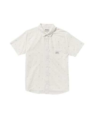 RVCA Men's Exotica Seersucker Short Sleeve