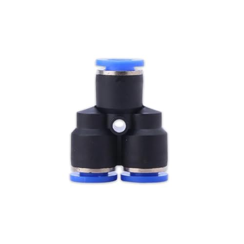 Raccord rapide pneumatique PY8 pour dériver un tuyau de 8mm de diamètre