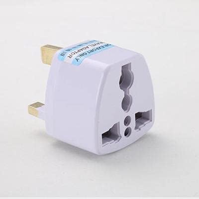 ATIMUNA Universal 3 Pin AC Adapter Travel Converter - European to UK Plug | Worldwide Power Plug Adaptor (White)-picture-14
