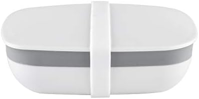 Snowkingdom Travel Soap Holder Box Container with Strong Sealing & Silicone Band & Soap Saver, Portable Leak Proof - White