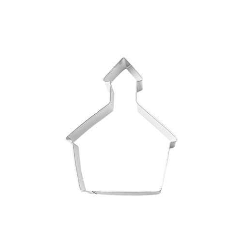 School House Church 4 Inch Cookie Cutter from The Cookie Cutter Shop – Tin Plated Steel Cookie Cutter