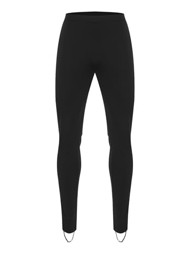 La mejor selección de Ropa de Gimnasia para Hombre los más solicitados. 50 Lejafay Pantalones De Baile con Estribos para Hombres para Ballet Gimnasia Y Patinaje Artístico Mallas con Cintura Elástica para Latín Y Yoga Negro Grande