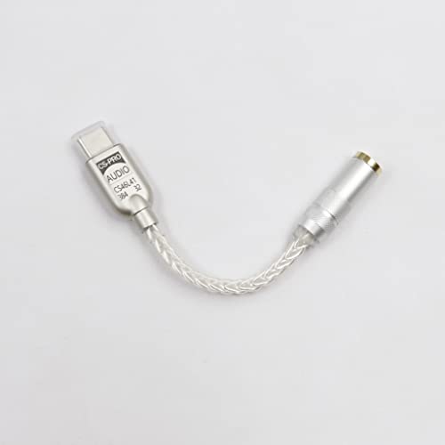 Image of Concept Kart AUDIOCULAR CS-Pro CS46L41 Headphone Audio DAC & Amp Adapter for IEM Earphone,Male Type-C to Female 3.5mm,PCM 32b /384kHz,DSB64 /128-Amplifier Compatible with Huawei,Xiaomi,OPPO,VIVO,OnePlus