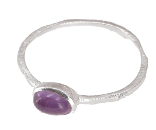 GURU SHOP Anillo apilable, anillo de plata, estilo boho modelo 4, Plata de ley, Sin piedra preciosa