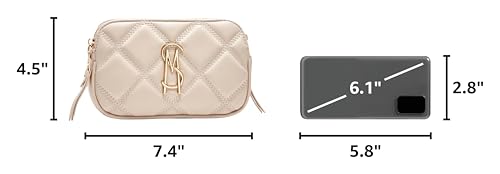Image of Steve Madden Women's Daisy Quilted Crossbody | Quilted