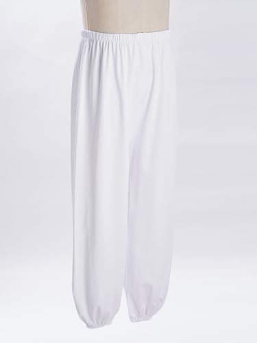 TiaoBug Children Kung Fu Pants Sweatpants Boys Girls Elastic Waistband Taichi Martial Art Practice Pants3