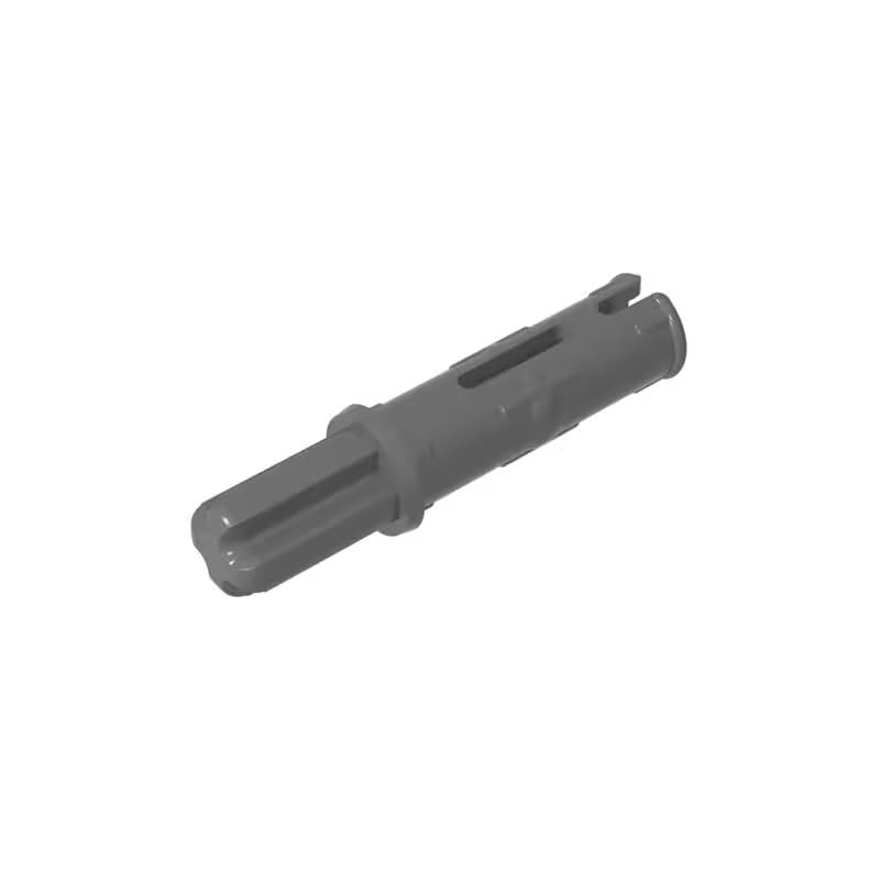 Gobricks Shaft Bolt Connection Technic Axle Pin 3L with Friction Ridges Lengthwise and 1L Axle 11214 6015356 6209519 GDS-929 50Pieces Compatible with Lego Toy MOC Color:Dark Bluish Gray