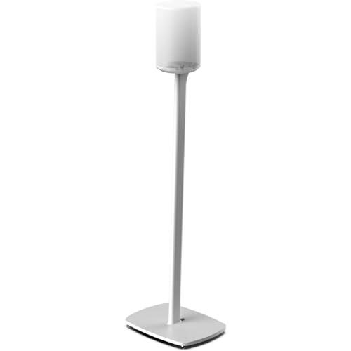 Flexson Floor Stand for Sonos Era 100 Speaker (White, Single)