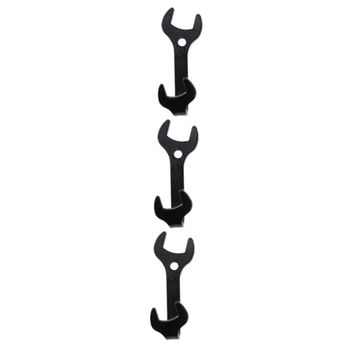 SOESFOUFU 3pcs Vintage Industrial Towel Hook Door Hook Hanger Wall Coat Rack Creative Spanner Shape Easy Install