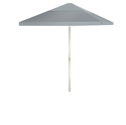 Best Of Timesbest Of Times 1020w1318 Grey Solid 8 Ft Tall Square Market Umbrella One Size Dailymail