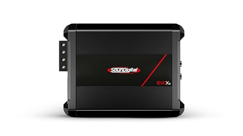 Soundigital 1200.4 EVOX2 4 Channel 2 Ohm 600 Watts RMS Car Amplifier (Renewed)